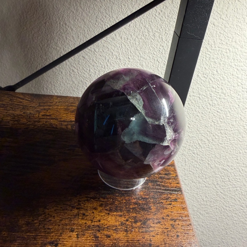 Fluorite Crystal Sphere